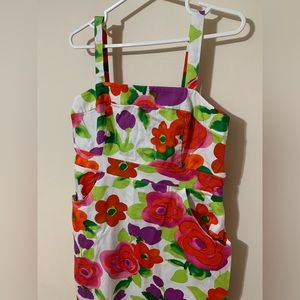 Vintage inspired floral dress